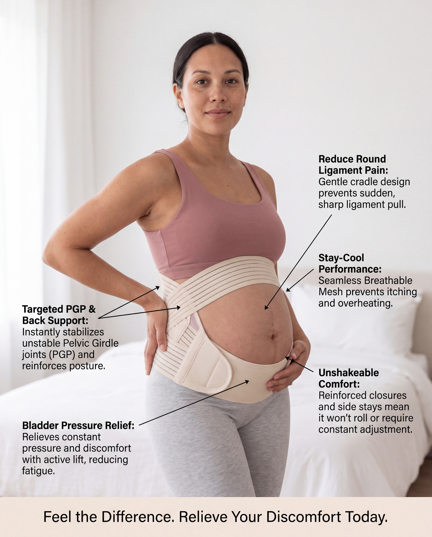 BumpRelief Pregnancy Support Belt